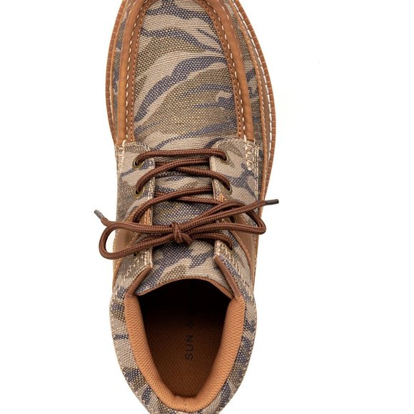 Sun + Stone Men's Kohen Camo Printed Lace Up Chukka Boots 11.5M New in Box - Picture 11 of 13